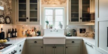 cabinet colors for a small kitchen