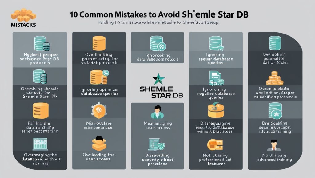 10 common mistakes to avoid while using Shemle Star DB