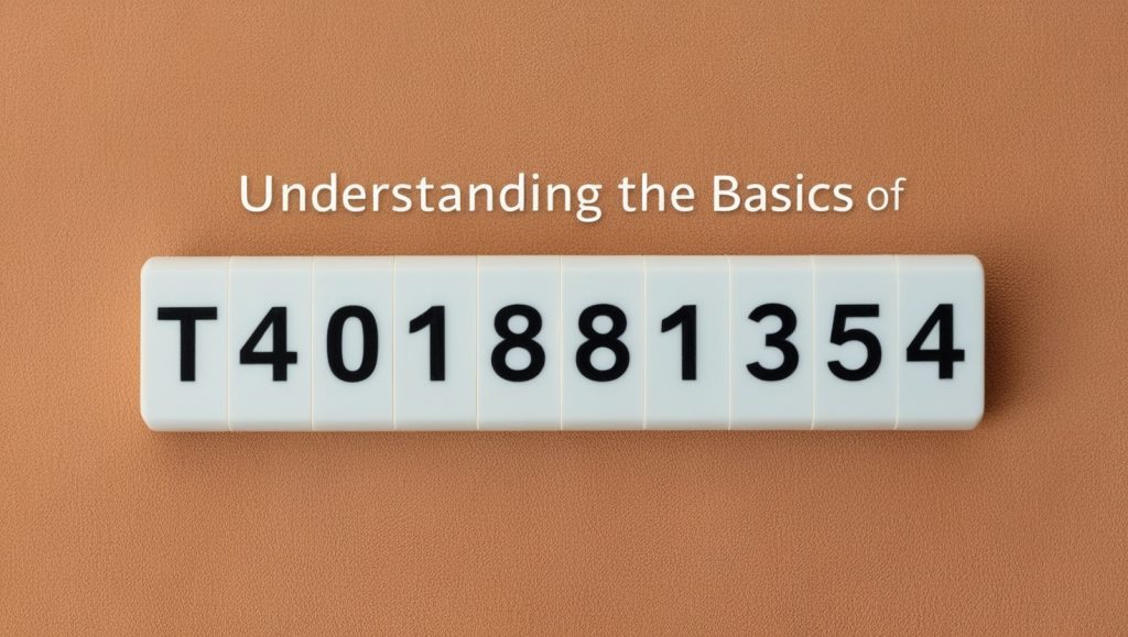 Understanding the basics of t401821354