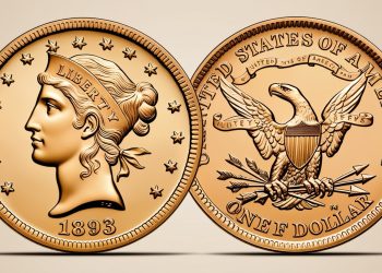 1893 12 dollar gold American Eagle D coin details