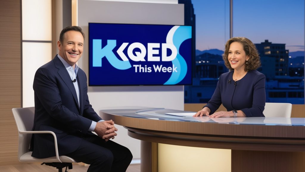 David Spark and Carla Marinucci hosting KQED This Week